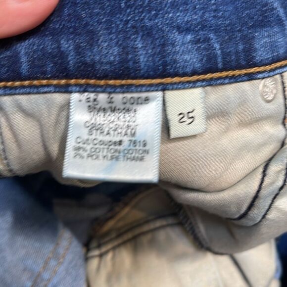 Rag & Bone Raw Hem Skinny Ankle Jeans Sz 25 - Picture 8 of 11